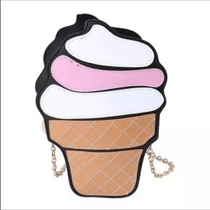 Unique ice cream cone Crossbody purse NEW …